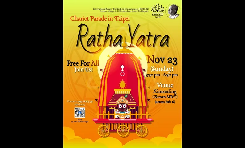 ISKCON’s untimely Rath Yatra scheduled in Taiwan on November 23