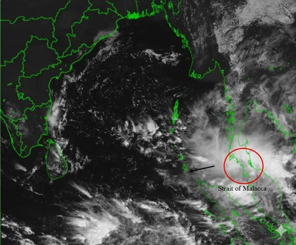 Cyclonic circulation forms over Strait of Malacca; Odisha weather expert shares depression alert