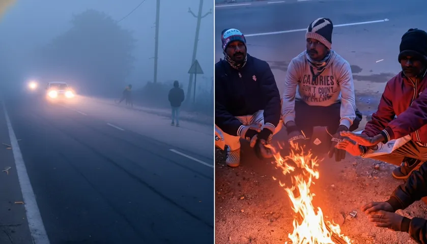 Dense fog and sharp temperature drop disrupt normal life in Odisha’s Binika
