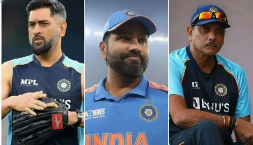 RG Sharma Dhoni Ravi Shastri