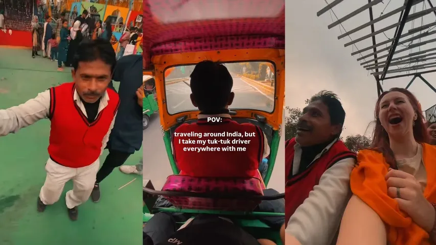 Delhi auto driver wins foreign tourists’ hearts after showing ‘real Indian hospitality’, watch