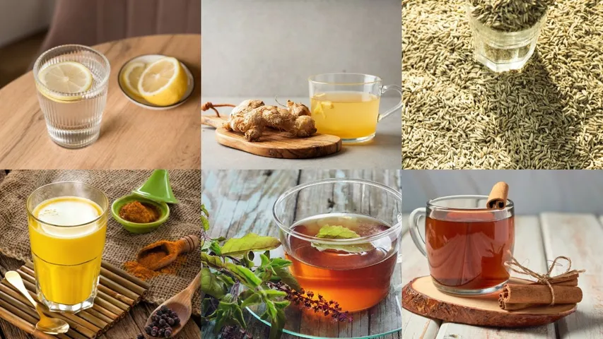 Winter morning drinks