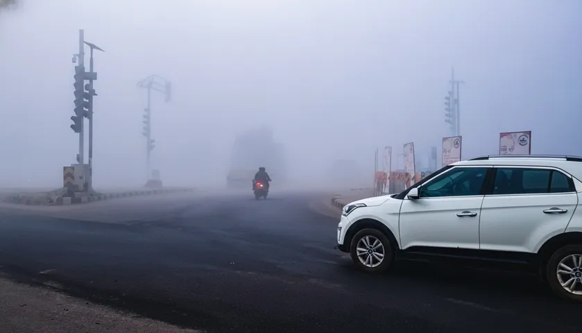 Dense fog blankets Odisha; traffic disrupted in Cuttack, Bhubaneswar as cold wave continues