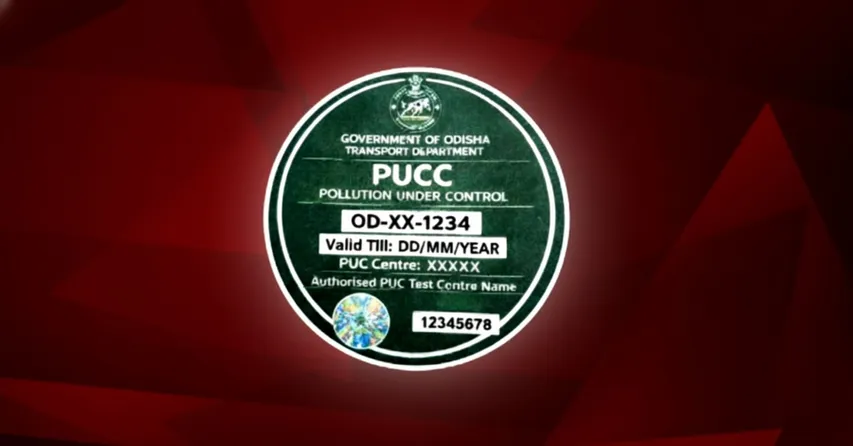 Green PUCC stickers to be available from January 10 via dedicated counters at all RTOs in Odisha