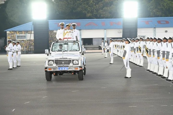 INS Chilka hosts passing out parade for 02/25 batch of Naval and Coast Guard trainees