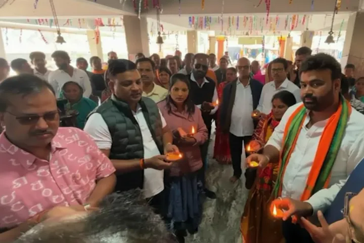 Prayers offered during Jay Panda bday