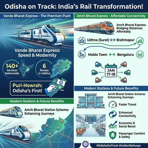 Vande Bharat and Amrit Bharat trains