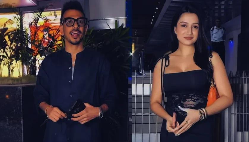 Yuzvendra Chahal spotted with Shefali Bagga