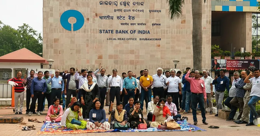Nationwide bank strike disrupts services in Odisha; losses estimated at Rs 10,000 crore