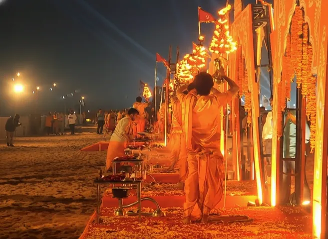 First-ever aarti lights up Gopalpur beach in Odisha
