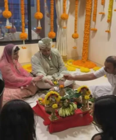 Couple buys house instead of wasting money in lavish wedding, gets married inside new flat
