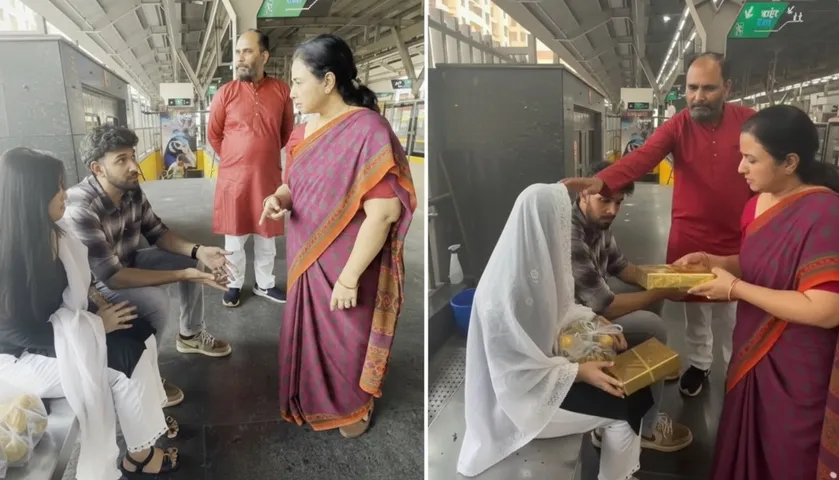 Mumbai couple gets engaged inside Metro after girl's family rejects boy due to caste