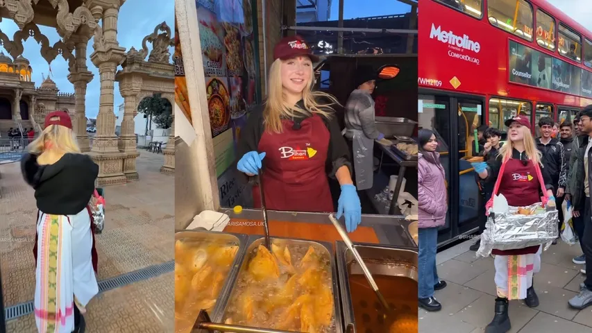 'Bihari ke samose Goriya ne parose…': London’s streets turn desi as Goriya Devi sparks a samosa sensation, watch