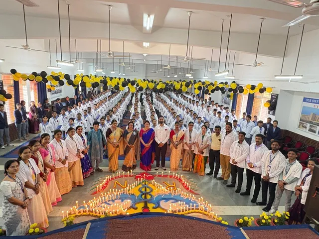 VISWASS School and College of Nursing students take pledge of compassion and care