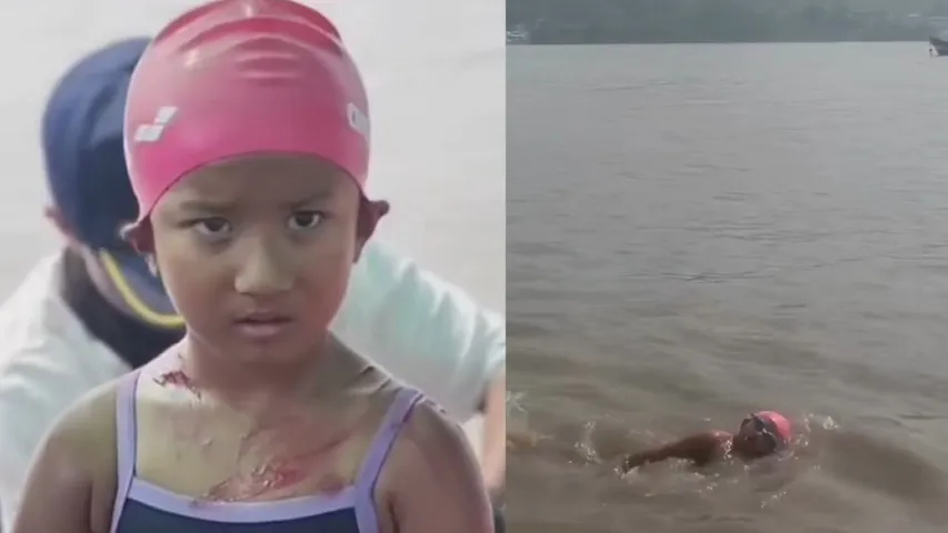 Assam child prodigy scripts history at 7, conquers 13-km Mumbai sea route; watch
