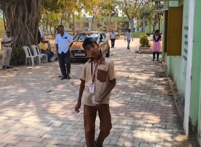 Differently-abled Class X student provided scribe assistance in exam writing