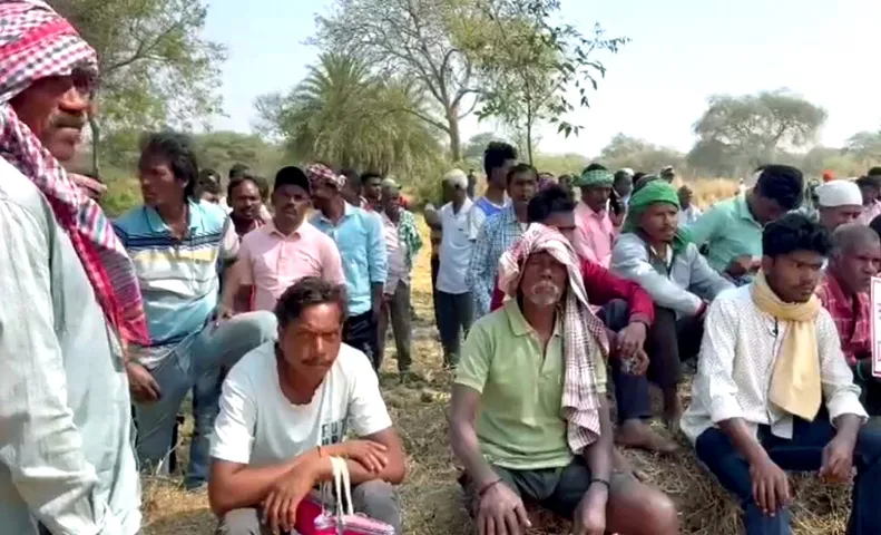 Police-locals clash during land acquisition for mega cement project in Odisha