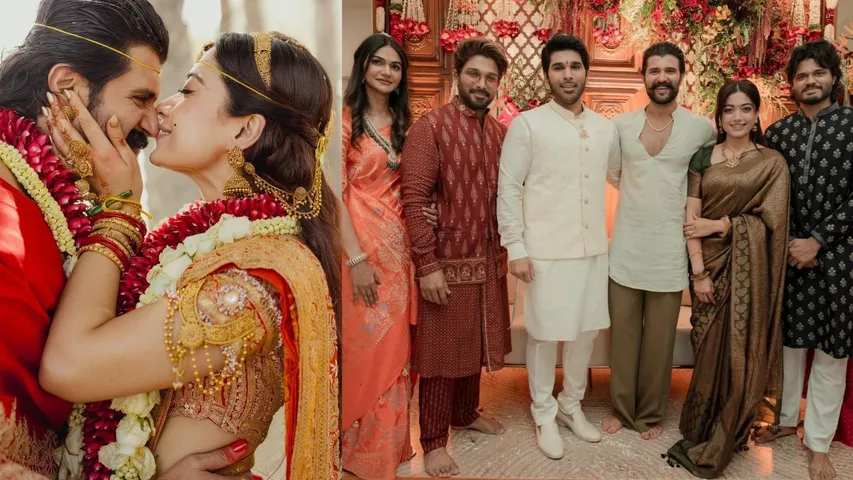 Rashmika Mandanna, Vijay Deverakonda announce invite-only Hyderabad reception; join Allu Arjun, Ram Charan for Allu Sirish's pre-wedding