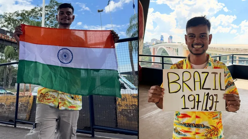 Indian travel vlogger ‘Nomad’ Shubham conquers 197 countries at just 24, creats global history