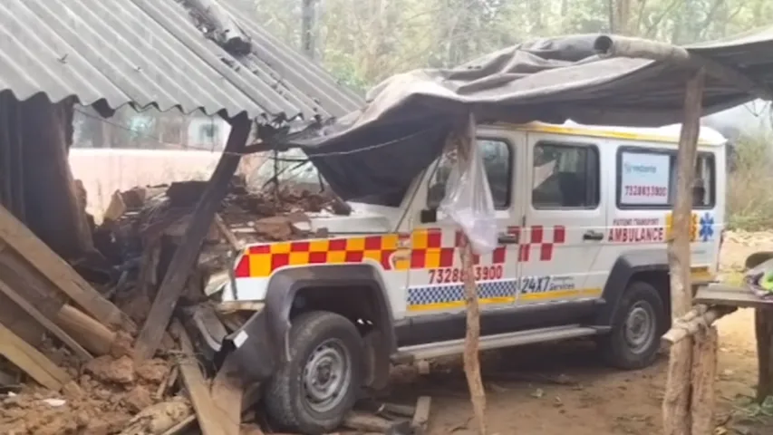 Ambulance crashes into house in Odisha’s Nayagarh, three critical