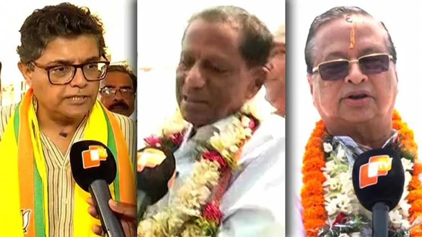 Heavyweights including Jay Panda, Niranjan Patnaik file nominations