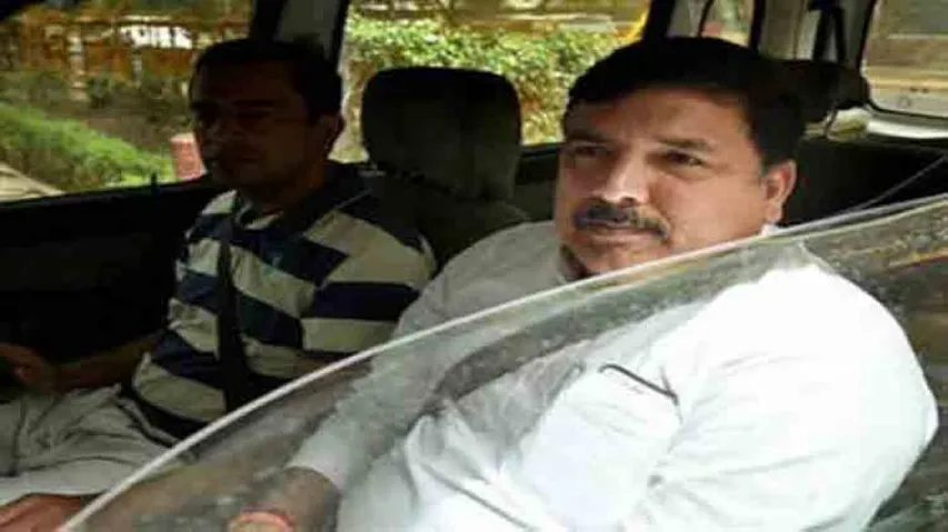 AAP MP Sanjay Singh's car attacked in Madhya Pradesh