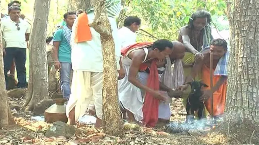 A gory ritual to invoke rain
