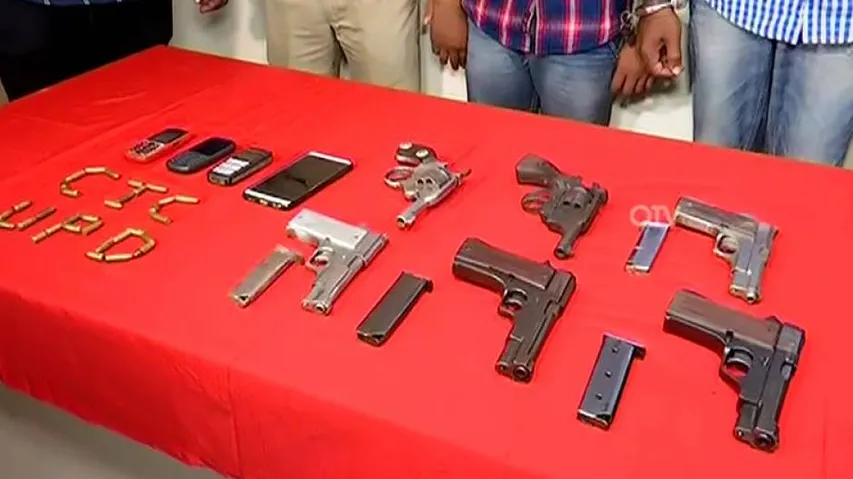 Illegal Firearms Racket Busted In Cuttack; 2 Criminals Arrested, 6 Pistols Seized