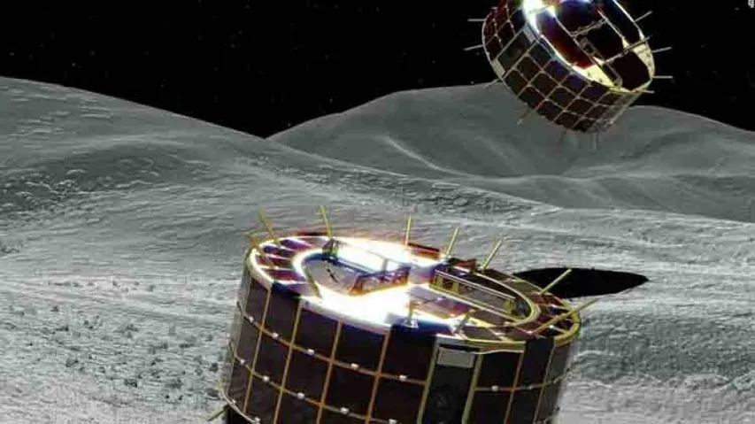 Japan successfully lands robot rovers on asteroid's surface