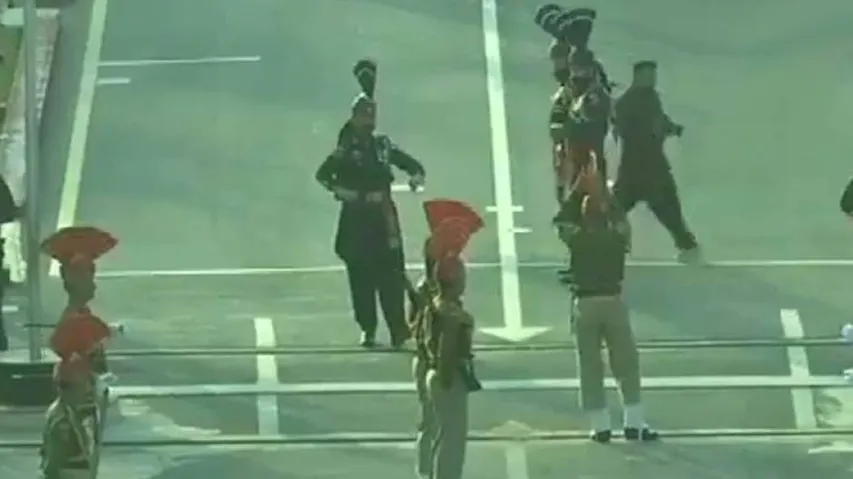 Republic Day: Low-Key Beating Retreat At Attari-Wagah Border