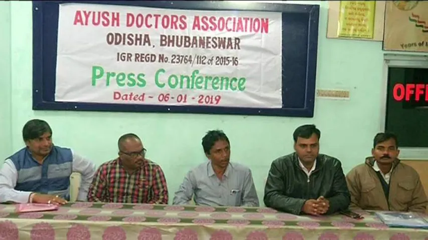 AYUSH doctors protest Odisha govt's apathy, threaten cease-work stir