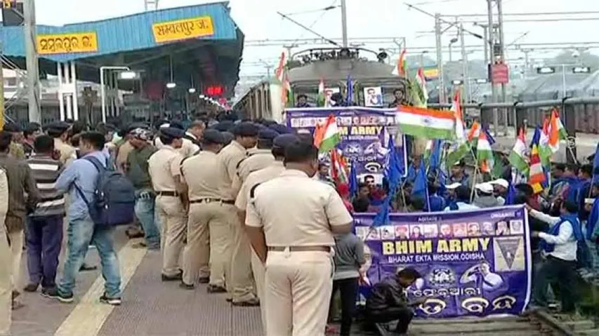 Bhim Army’s Bharat Bandh Heat Felt In Odisha
