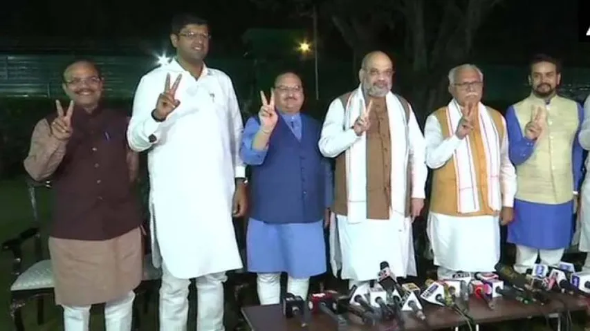 BJP-JJP Seals Haryana Deal, Dushyant To Be Deputy CM