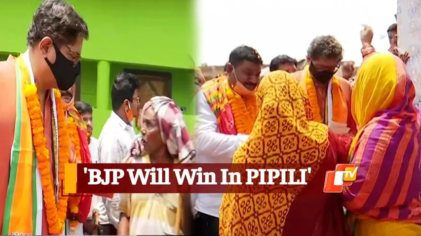 Pipili Bypolls: Jay Panda Hits Campaign Trail For BJP Candidate Ashrit Pattanayak