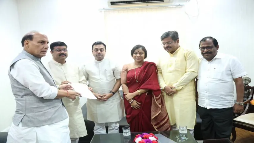 State BJP delegation meets HM, seeks help to protect Parbati Sasmal