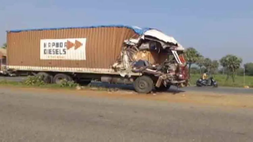 2 dead in head-on collision between two trucks in Balasore
