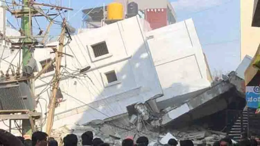 Two feared dead in building crash, 50 trapped in Bangalore