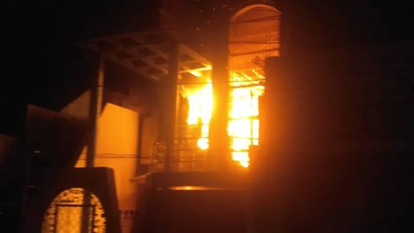 Midnight Blaze Claims Lives Of Three Including A Cooperative Society President In Odisha