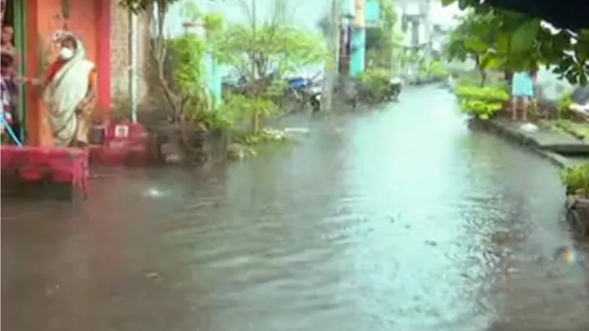 Heavy Rain Triggers Water Logging In Odisha's Berhampur