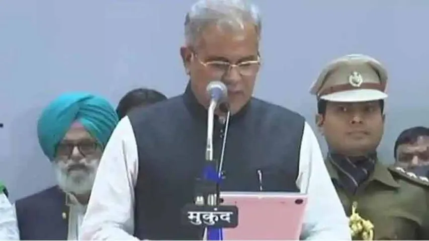 Bhupesh Baghel sworn in as Chhattisgarh's 3rd CM