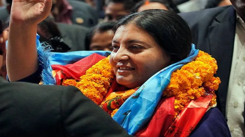 Nepali President arrives in Delhi