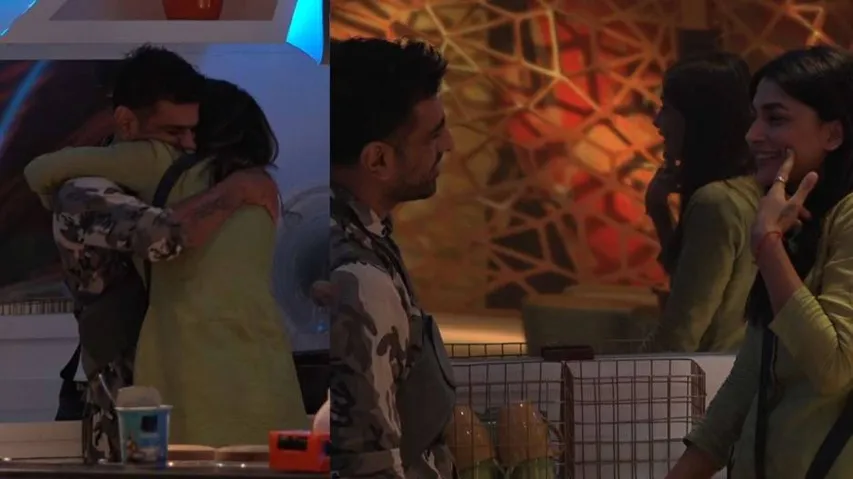 Bigg Boss 14: Aly Goni Catches Eijaz Khan and Pavitra Punia Enjoying a Sweet Moment