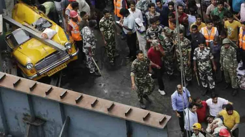 Kolkata bridge collapse: Rescue operations on