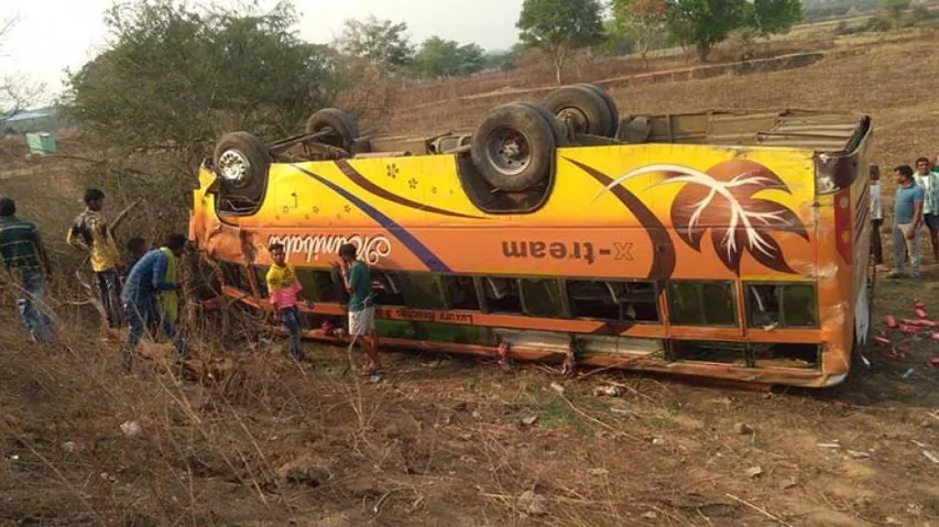 Odisha: Two Killed, 30 Injured In Separate Bus Mishaps
