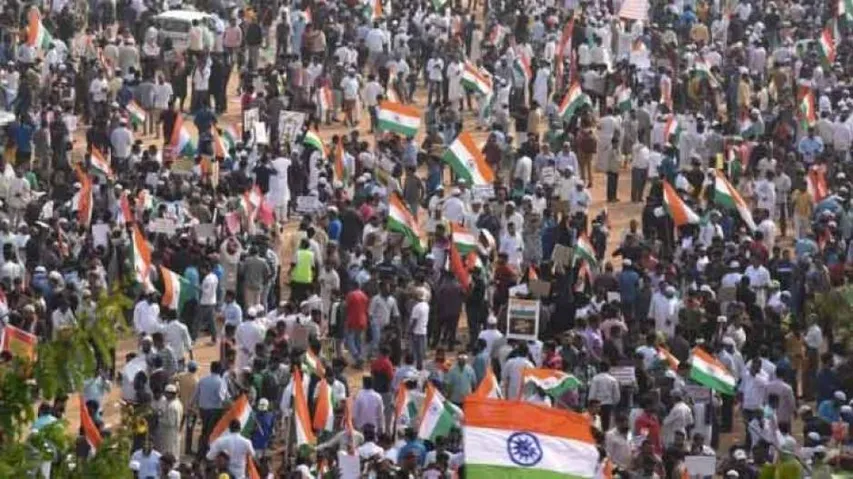 Thousands Attend Huge Anti-CAA Protest In Hyderabad