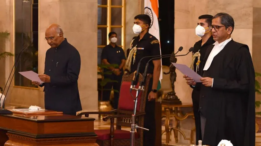 Justice NV Ramana Sworn-In As New Chief Justice Of India