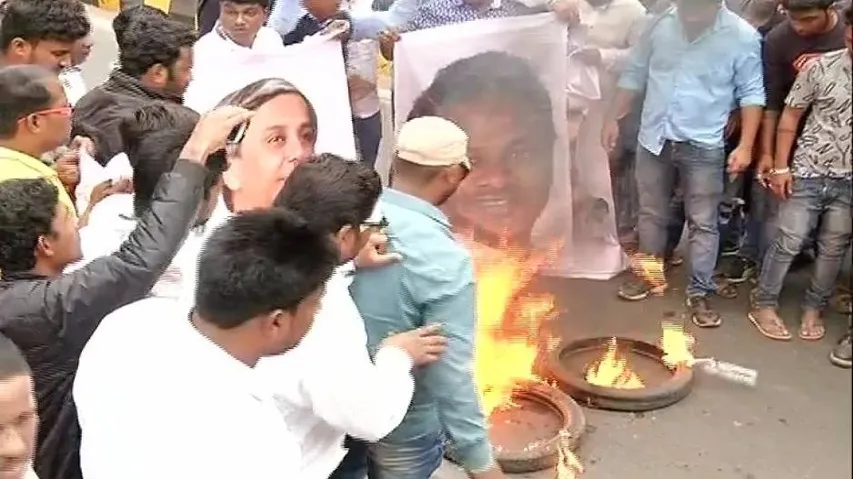 Youth Congress gheraoes CBI office demanding BJD MP’s immediate arrest