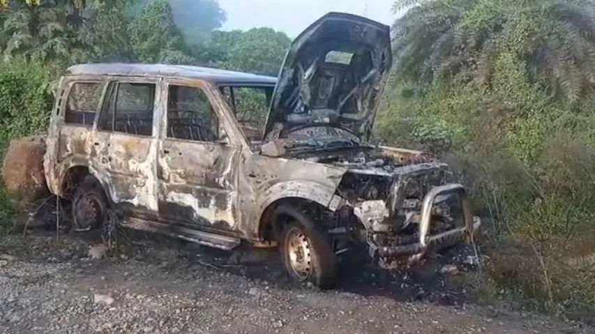 Rourkela: Miscreants Thrash Three Including Woman, Set Car On Fire