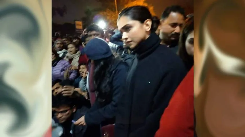 Deepika Padukone Visits JNU Students, Leaves Without Addressing Crowd