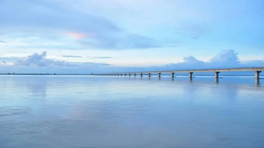 Modi inaugurates India's longest river bridge in Assam